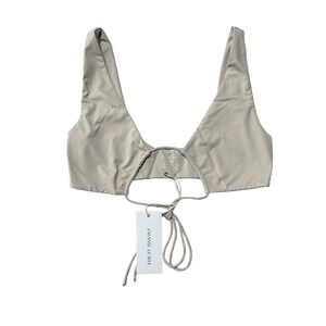 NWT Riot Swim Fox Top Bikini Swim Coconut Beige Size XS